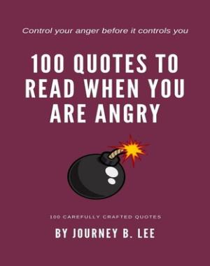 100 Quotes To Read When You Are Angry By Journey B. Lee