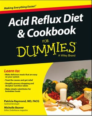 Acid Reflux Diet and Cookbook For Dummies